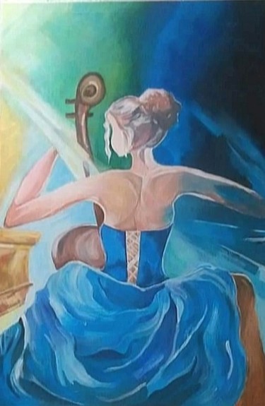 Pittura intitolato "Musica" da Eva Tonelato, Opera d'arte originale, Acrilico