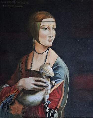 Pintura titulada "REPRODUCCIÓN DE LA…" por Eva Torres, Obra de arte original, Oleo Montado en Bastidor de camilla de madera