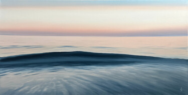 Картина под названием "In The Sunset After…" - Eva Volf, Подлинное произведение искусства, Масло Установлен на Деревянная ра…