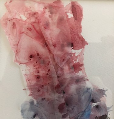 Painting titled "Torso" by Eva Wiren, Original Artwork, Watercolor