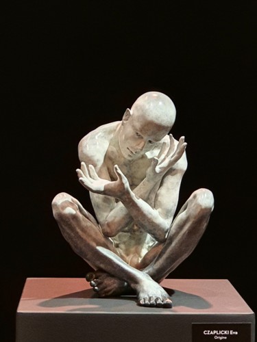 Scultura intitolato "Origine ∝" da Eva Czaplicki, Opera d'arte originale, Bronzo