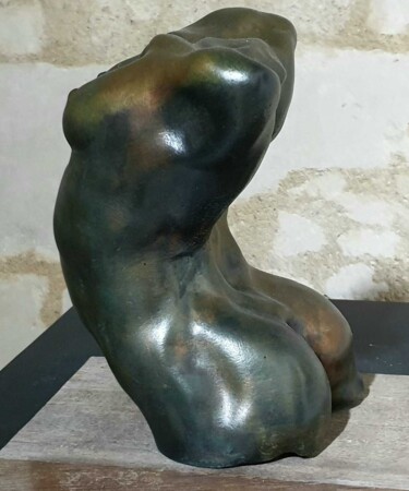 Скульптура под названием "Ove" - Eva Czaplicki, Подлинное произведение искусства, Гипс