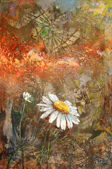 Painting titled ""SUMMER"" by Evaldas Semetulskis, Original Artwork, Oil