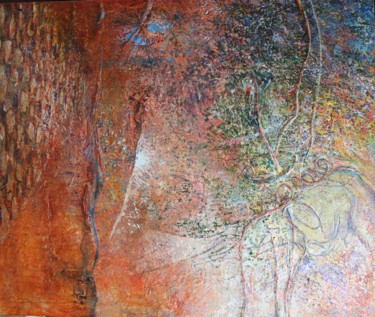 Peinture intitulée "ROAD" par Evaldas Semetulskis, Œuvre d'art originale