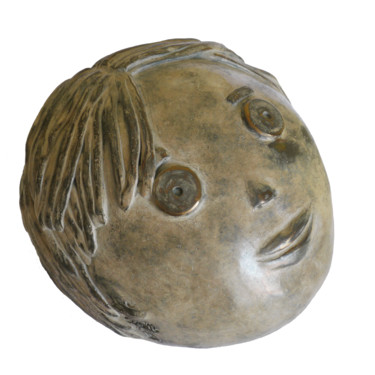 Sculpture intitulée "KEIKOP" par Eva Rouwens, Œuvre d'art originale, Bronze