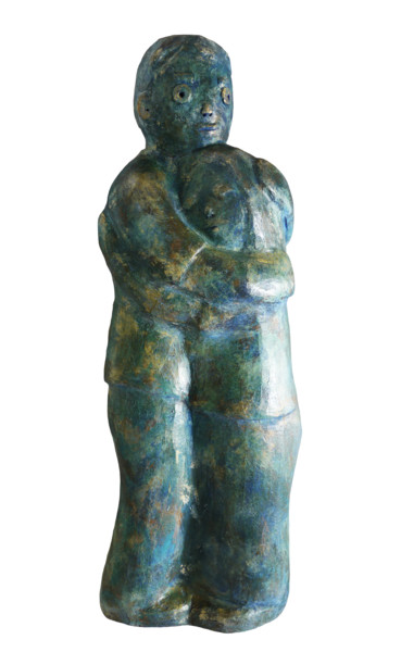 Skulptur mit dem Titel "Quiétude" von Eva Rouwens, Original-Kunstwerk, Terra cotta