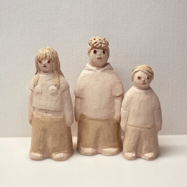 Photographie intitulée "1-3 enfants blanc" par Eva Rouwens, Œuvre d'art originale, Photographie non manipulée Monté sur Alum…