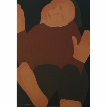 Collages intitulée "L'homme" par Eva Rouwens, Œuvre d'art originale