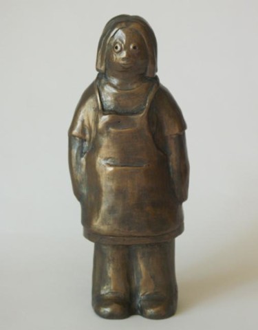 Sculpture titled "Lena - bronze P.U.…" by Eva Rouwens, Original Artwork, Bronze