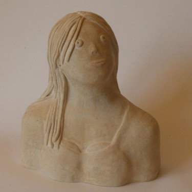 Sculpture intitulée "Lucie - résine 26 cm" par Eva Rouwens, Œuvre d'art originale, Résine