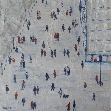 Collages titled "Devant Beaubourg" by Eva Rouwens, Original Artwork