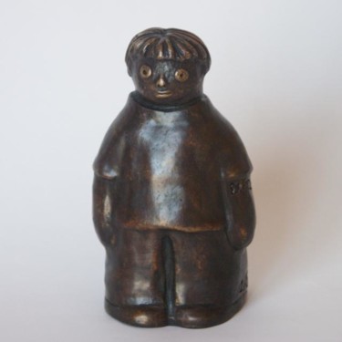 Sculpture titled "Wim - bronze 2/8 12…" by Eva Rouwens, Original Artwork