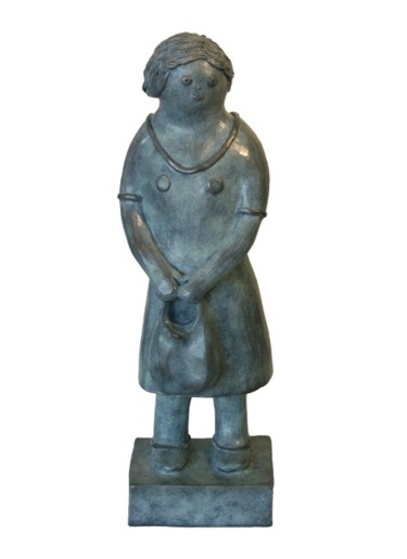 Sculptuur getiteld "Marie" door Eva Rouwens, Origineel Kunstwerk, Bronzen