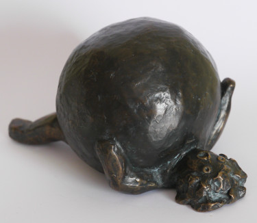 Skulptur mit dem Titel "Help - bronze - 14…" von Eva Rouwens, Original-Kunstwerk, Bronze