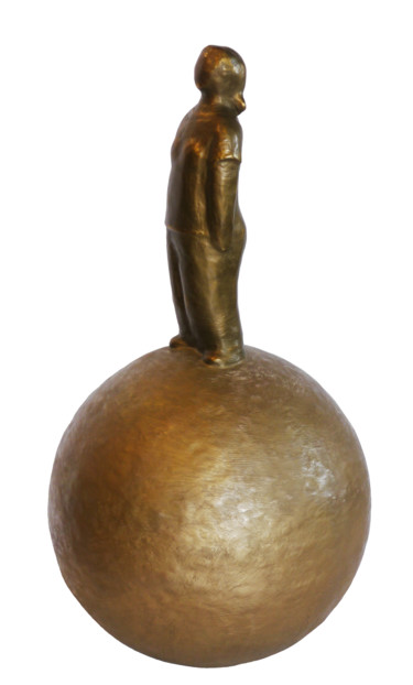 Sculpture titled "Peace" by Eva Rouwens, Original Artwork, Resin