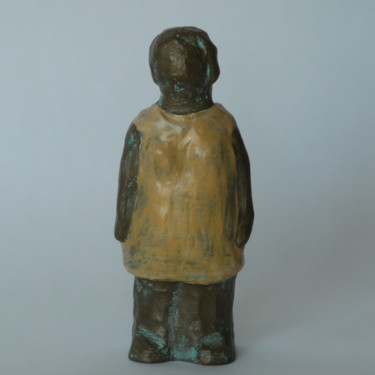 Sculpture intitulée "Petite fille - 12 cm" par Eva Rouwens, Œuvre d'art originale, Terre cuite