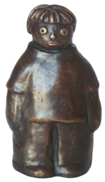 Sculpture titled "WIM - bronze 3/8" by Eva Rouwens, Original Artwork, Bronze