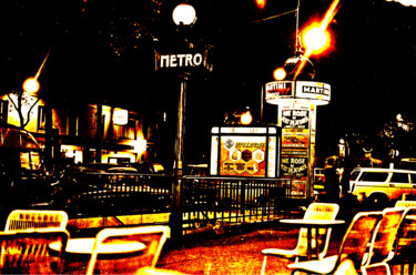 Fotografia intitulada "métro Parisien 5" por Gilbert Le Vast, Obras de arte originais, Fotografia de filme