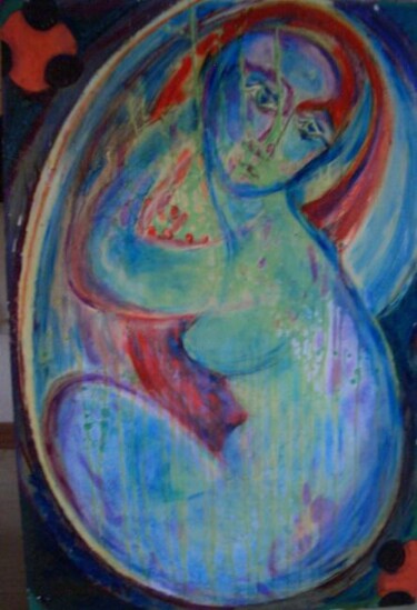 Painting titled "Motherhood" by Eve B'Ay, Original Artwork