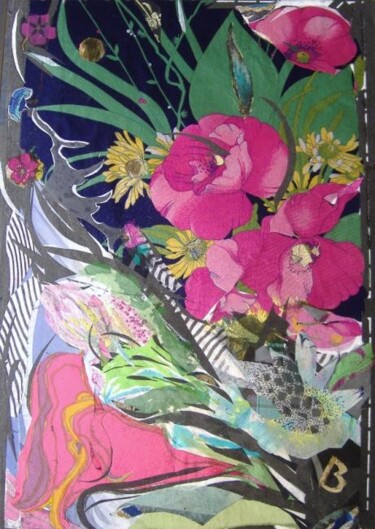 Painting titled "Wild blossoms" by Eve B'Ay, Original Artwork