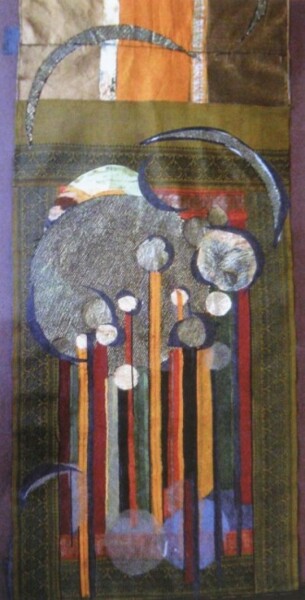 Painting titled "Bewitched Forest II." by Eve B'Ay, Original Artwork