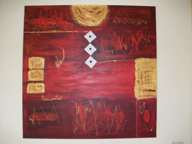 Painting titled "La Quarantaine -" by Eve-H, Original Artwork, Acrylic