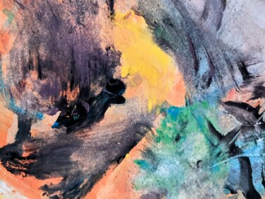 "Paysage" başlıklı Tablo Eve Lambert tarafından, Orijinal sanat, Guaş boya