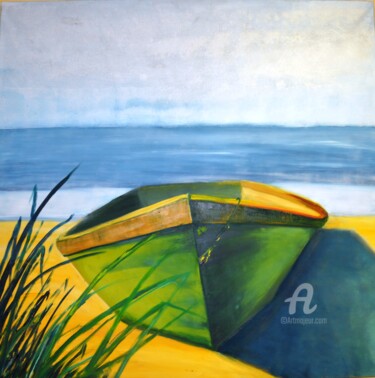 Peinture intitulée "paix100x100.jpg" par Eve, Œuvre d'art originale, Acrylique