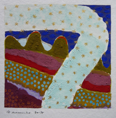 "Petit paysage" başlıklı Tablo Eve Clair tarafından, Orijinal sanat, Zamklı boya