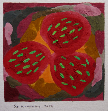 Graines Peinture intitulée "Graines" par Eve Clair, Œuvre d'art originale, Tempera