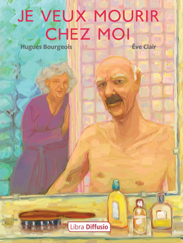 Desenho intitulada "Je veux mourir chez…" por Eve Clair, Obras de arte originais, Lápis