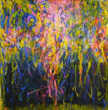 Malerei mit dem Titel "16 novembre 2010" von Eve Clair, Original-Kunstwerk, Öl