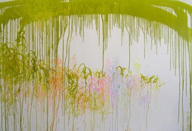 Peinture intitulée "8 mars 2010" par Eve Clair, Œuvre d'art originale, Huile