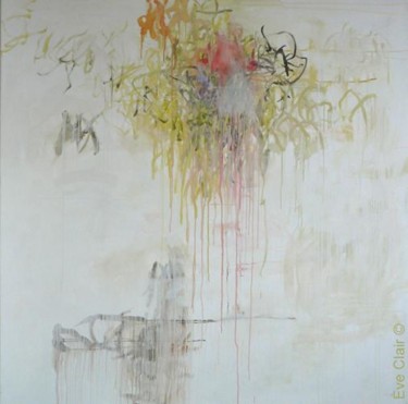 Pintura titulada "7 janvier 2010" por Eve Clair, Obra de arte original, Oleo