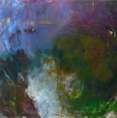 Malerei mit dem Titel "17 avril 2013" von Eve Clair, Original-Kunstwerk, Öl
