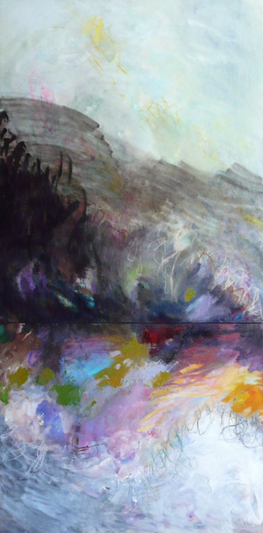 Peinture intitulée "27 avril 2015" par Eve Clair, Œuvre d'art originale, Huile