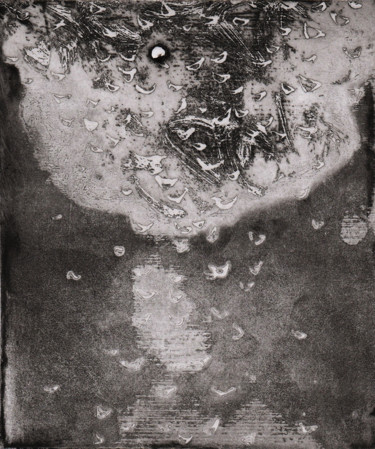Obrazy i ryciny zatytułowany „"Les âmes ascension…” autorstwa Eve Clair, Oryginalna praca, Akwaforta