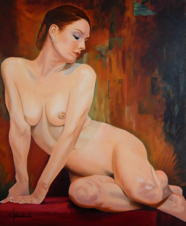 LOUISON Pittura intitolato "LOUISON" da Cleve.E, Opera d'arte originale, Olio Montato su Barella di tela