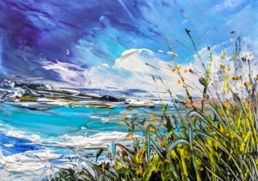 Painting titled "COSTAL GRASSES" by Evelina Vine, Original Artwork, Acrylic