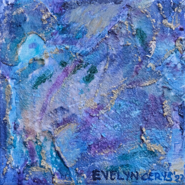 Malerei mit dem Titel "Farbenwirbel im Uni…" von Evelyn Cerys, Original-Kunstwerk, Acryl