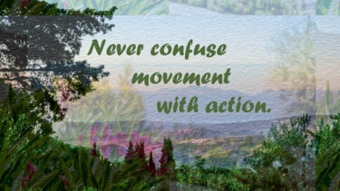 Fotografie getiteld "Never confuse movem…" door Evelyn Cerys, Origineel Kunstwerk, Collages