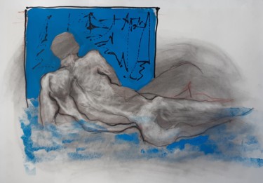 Dessin intitulée "lanzarote" par Evelyne Cassan, Œuvre d'art originale, Pastel