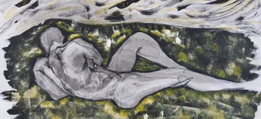 Рисунок под названием "lanzarote 2" - Evelyne Cassan, Подлинное произведение искусства, Пастель