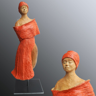 Sculpture intitulée "Ségolène" par Evelyne Delanaud, Œuvre d'art originale, Terre cuite