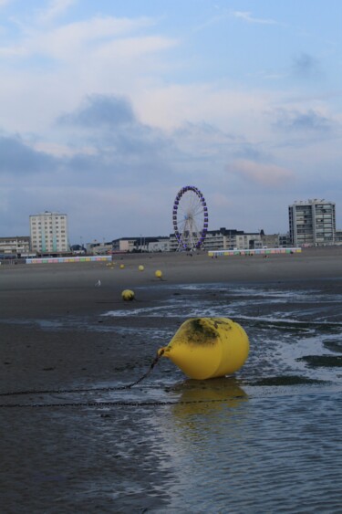 Photographie intitulée "Plage d'été" par Evelyne Descamps, Œuvre d'art originale, Photographie numérique