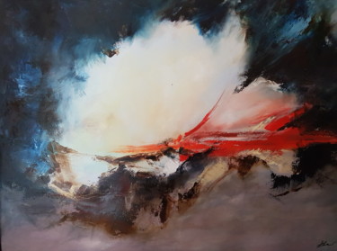 Peinture intitulée "Swing" par Evelyne Chabaud, Œuvre d'art originale, Huile