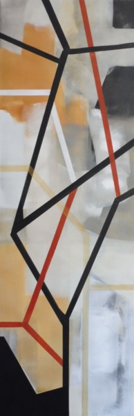 Peinture intitulée "BOW WINDOW X" par Evelyne Dominault, Œuvre d'art originale, Acrylique
