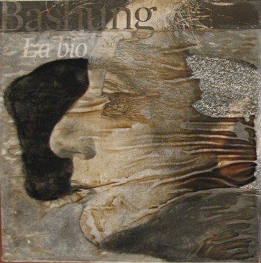 Painting titled "BASHUNG I" by Evelyne Dominault, Original Artwork, Oil