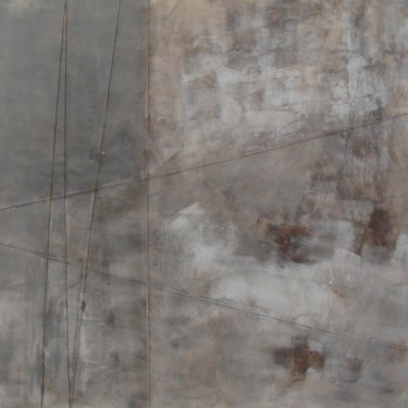 Pintura intitulada "gris mystere" por Evelyne Dominault, Obras de arte originais, Acrílico