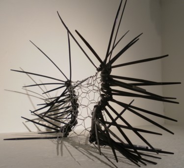 Sculpture intitulée "csn-68-sam-3258-80e…" par Evelyne Dominault, Œuvre d'art originale, Techniques mixtes